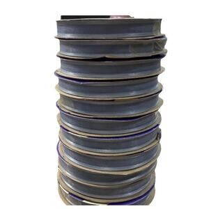 Offray Straight N Narrow 5/16” Periwinkle Blue Polyester Ribbon 10 Rolls NEW